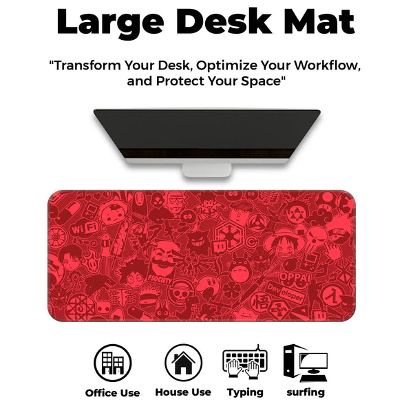 Anime Hacker Collage Deskmat