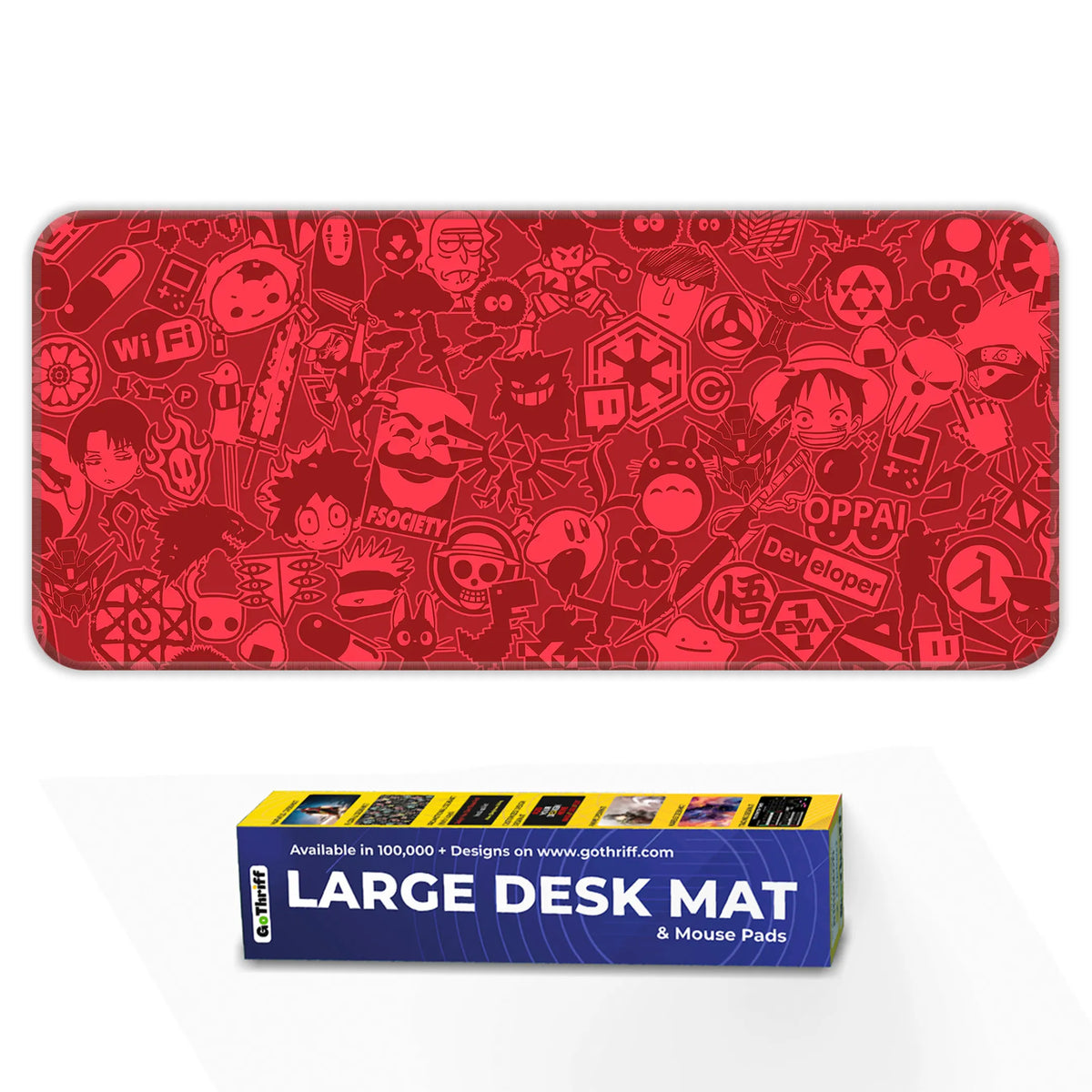 Anime Hacker Collage Deskmat