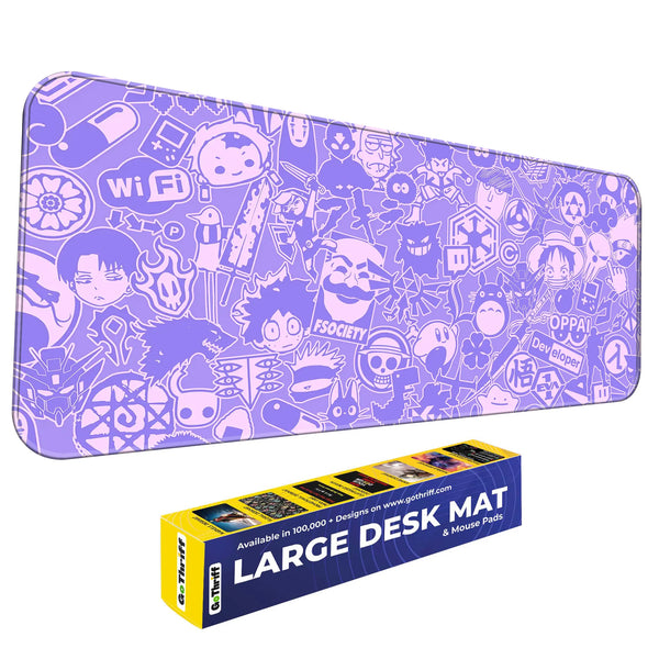 Anime Hacker Collage Deskmat