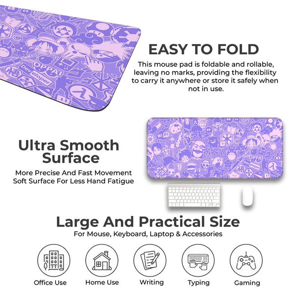 Anime Hacker Collage Deskmat