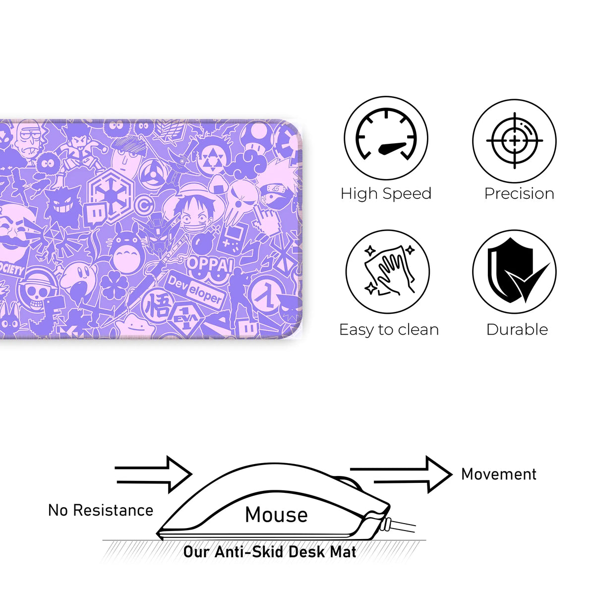 Anime Hacker Collage Deskmat