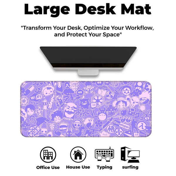 Anime Hacker Collage Deskmat