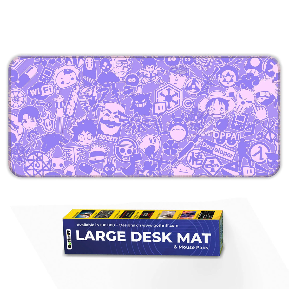 Anime Hacker Collage Deskmat