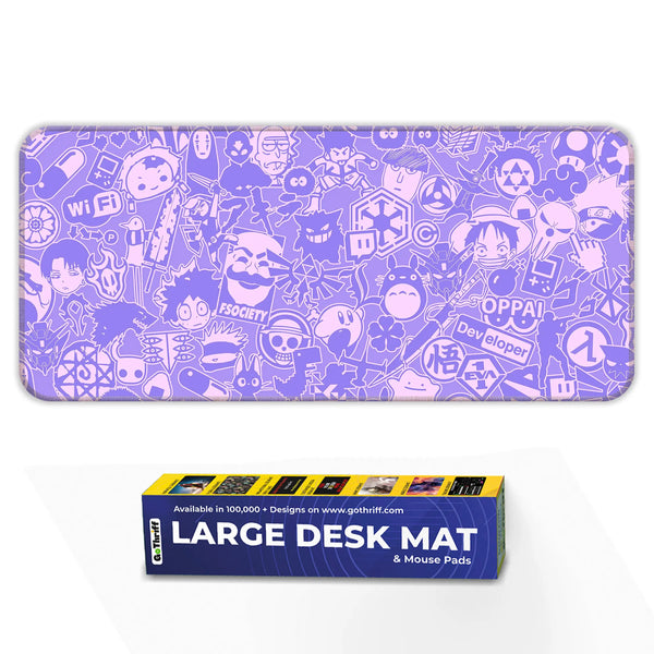 Anime Hacker Collage Deskmat