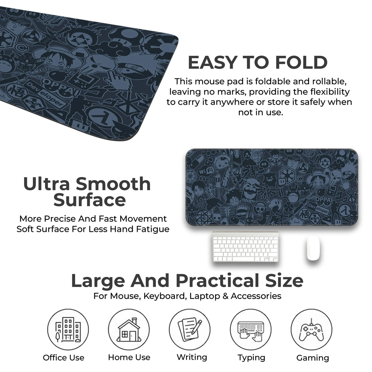 Anime Hacker Collage Deskmat