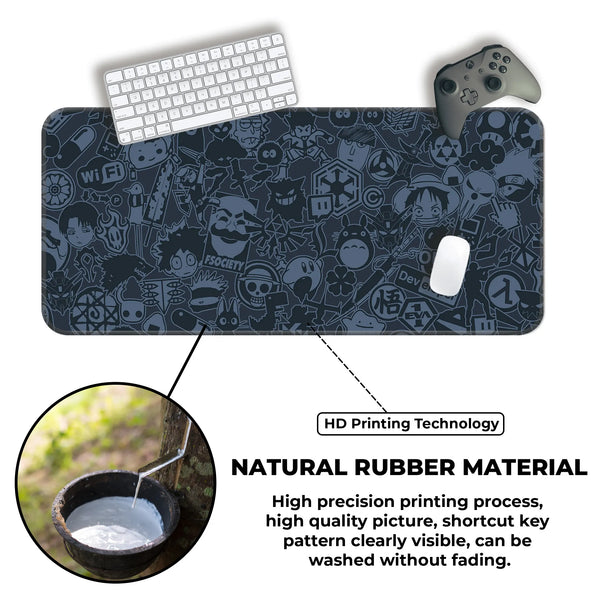 Anime Hacker Collage Deskmat