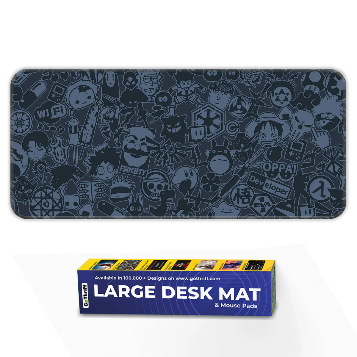 Anime Hacker Collage Deskmat