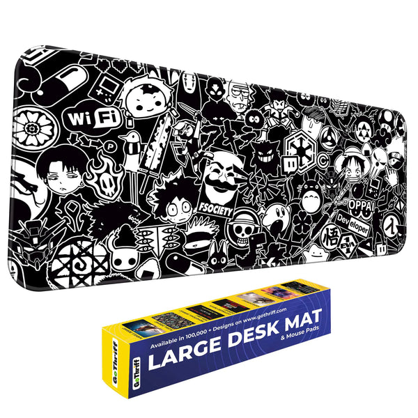 Anime Hacker Collage Deskmat