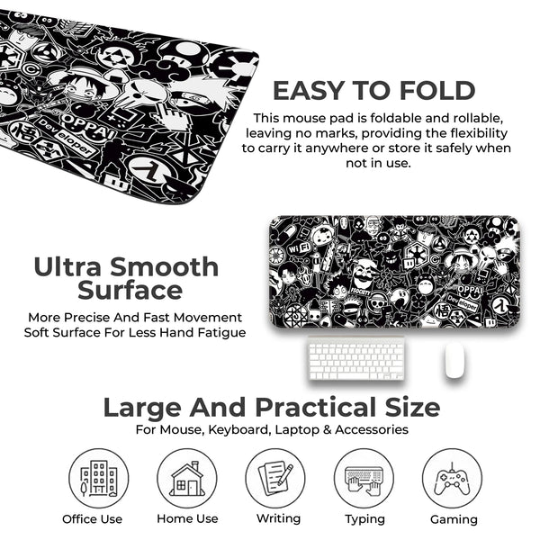 Anime Hacker Collage Deskmat