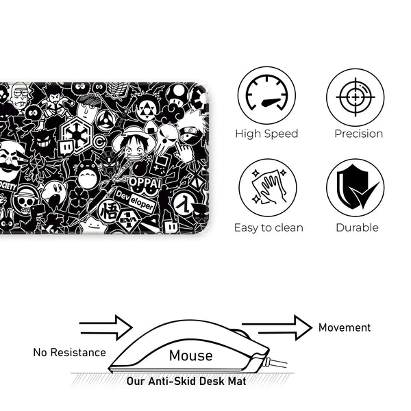Anime Hacker Collage Deskmat
