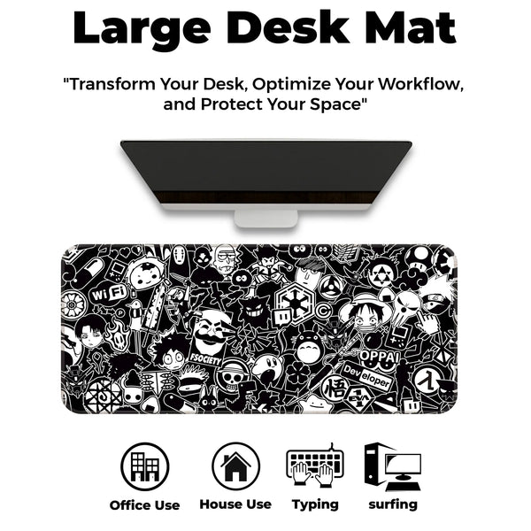 Anime Hacker Collage Deskmat