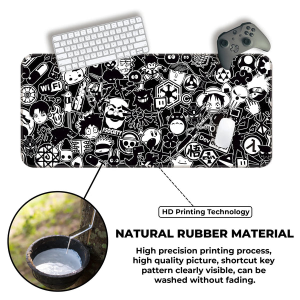 Anime Hacker Collage Deskmat