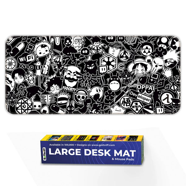 Anime Hacker Collage Deskmat