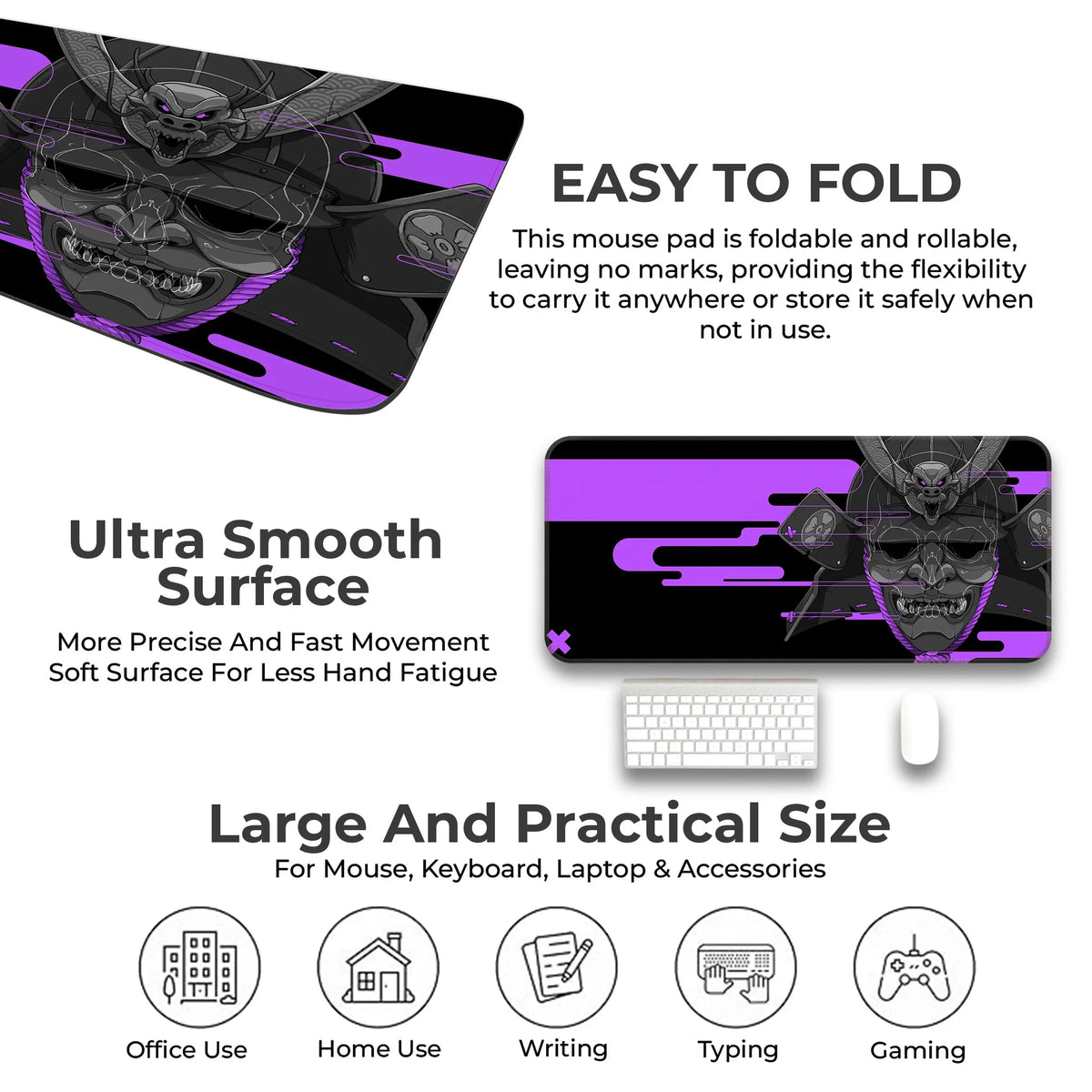 Cyber Oni Samurai Deskmat