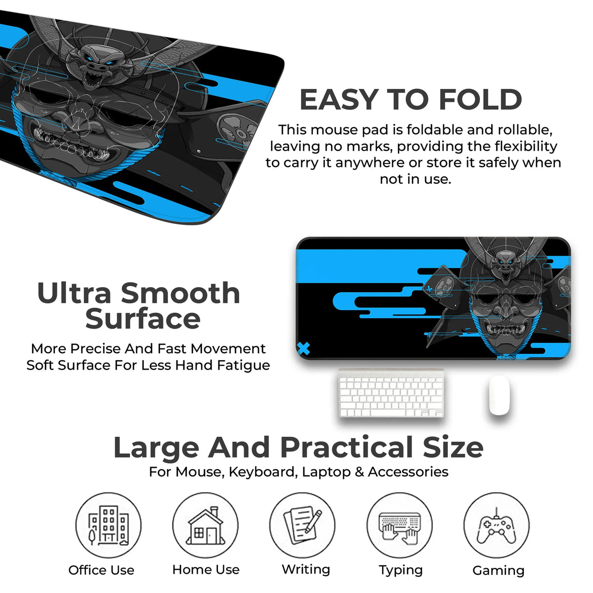 Cyber Oni Samurai Deskmat