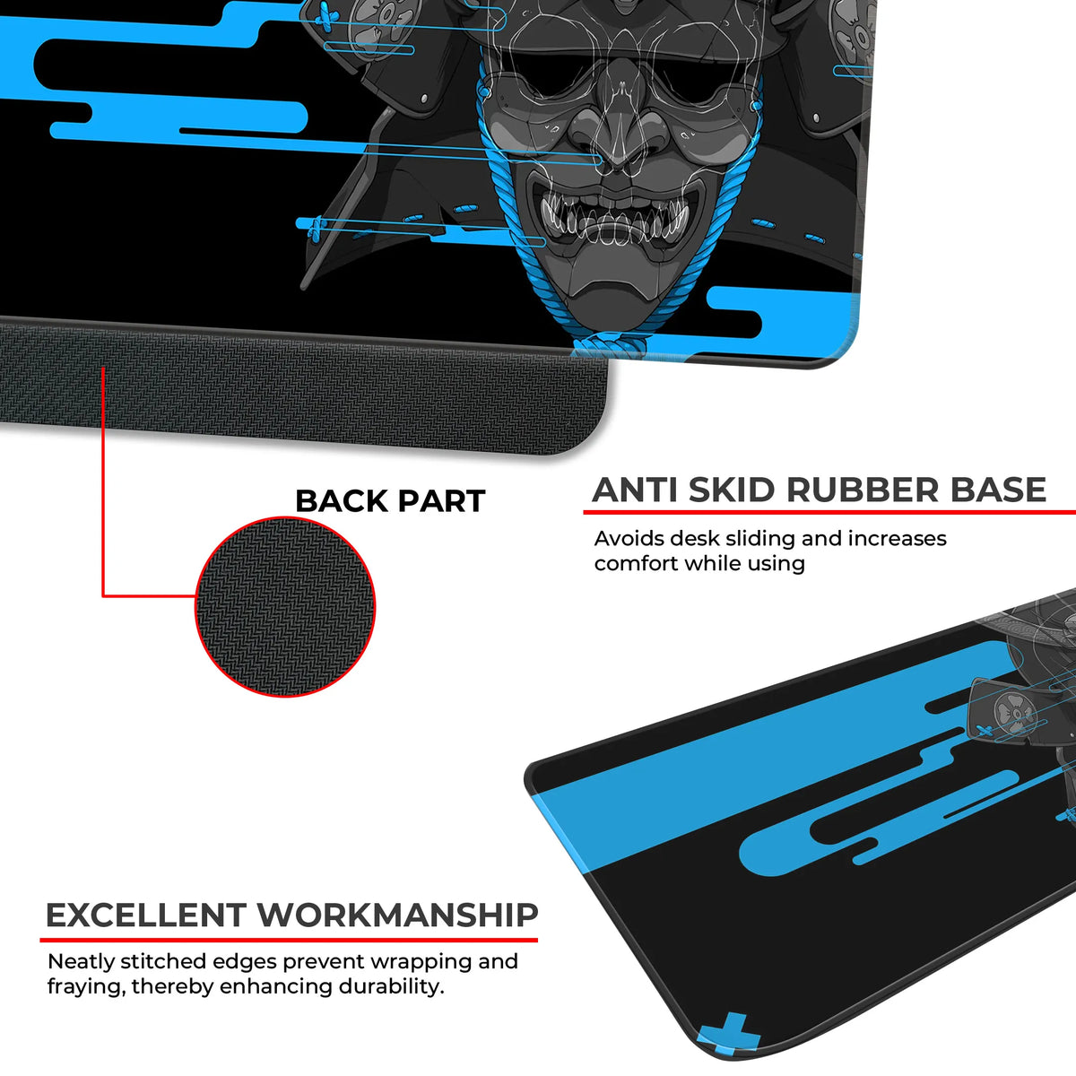 Cyber Oni Samurai Deskmat