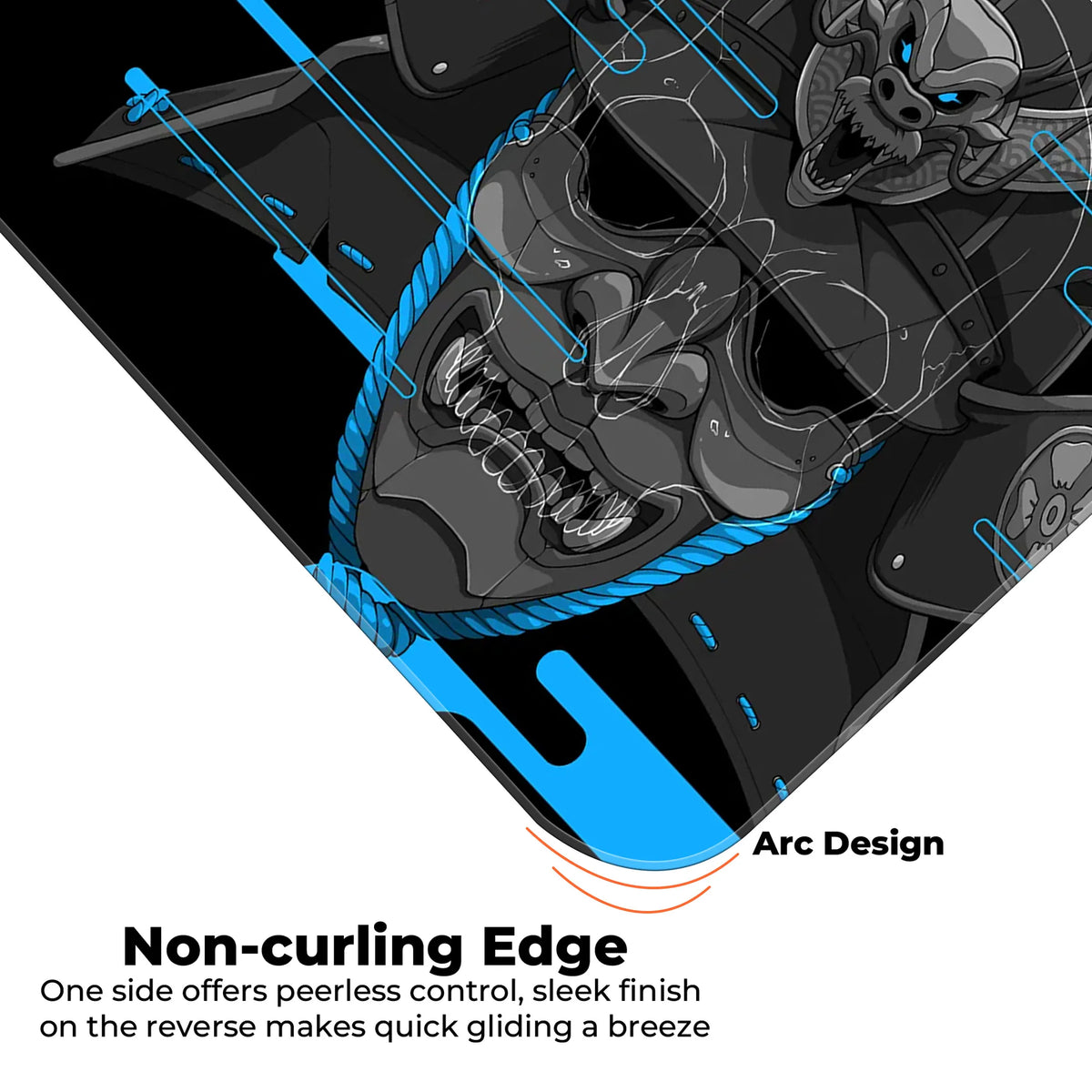 Cyber Oni Samurai Deskmat