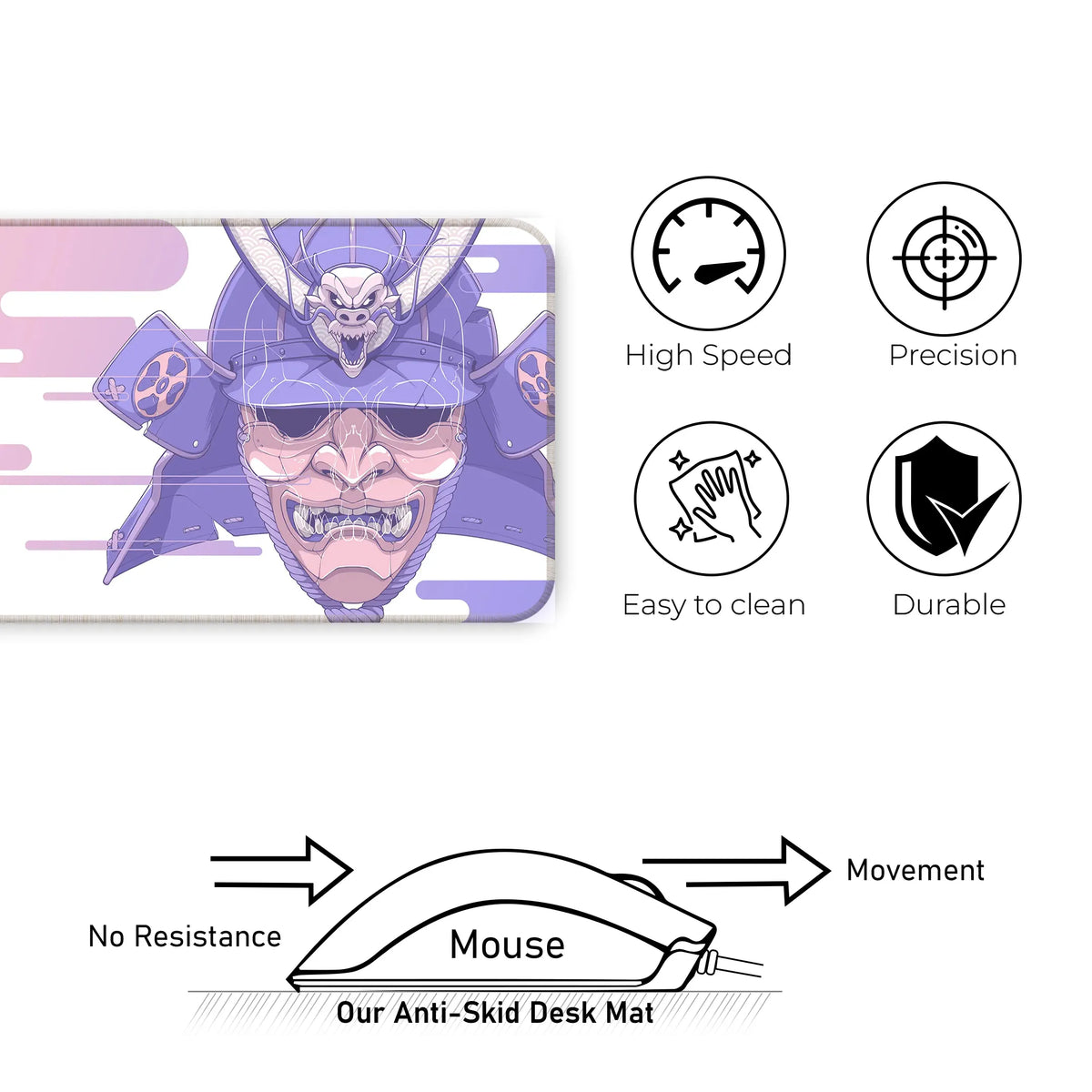 Cyber Oni Samurai Deskmat