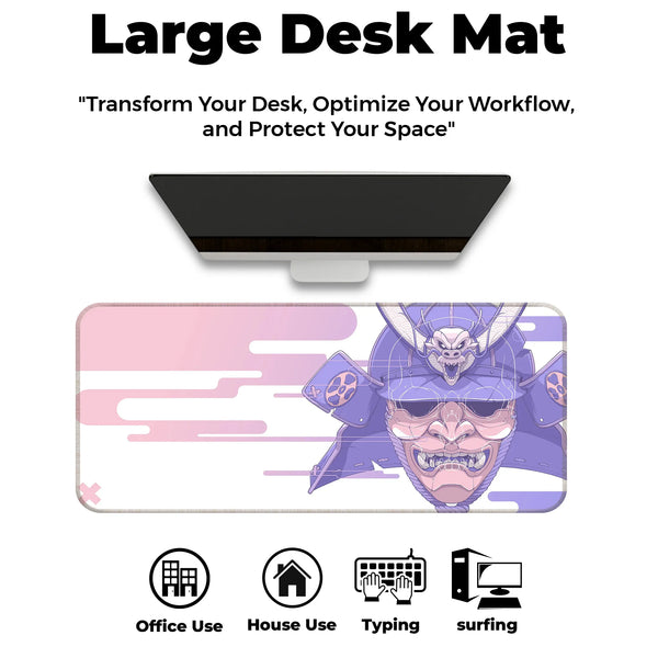 Cyber Oni Samurai Deskmat