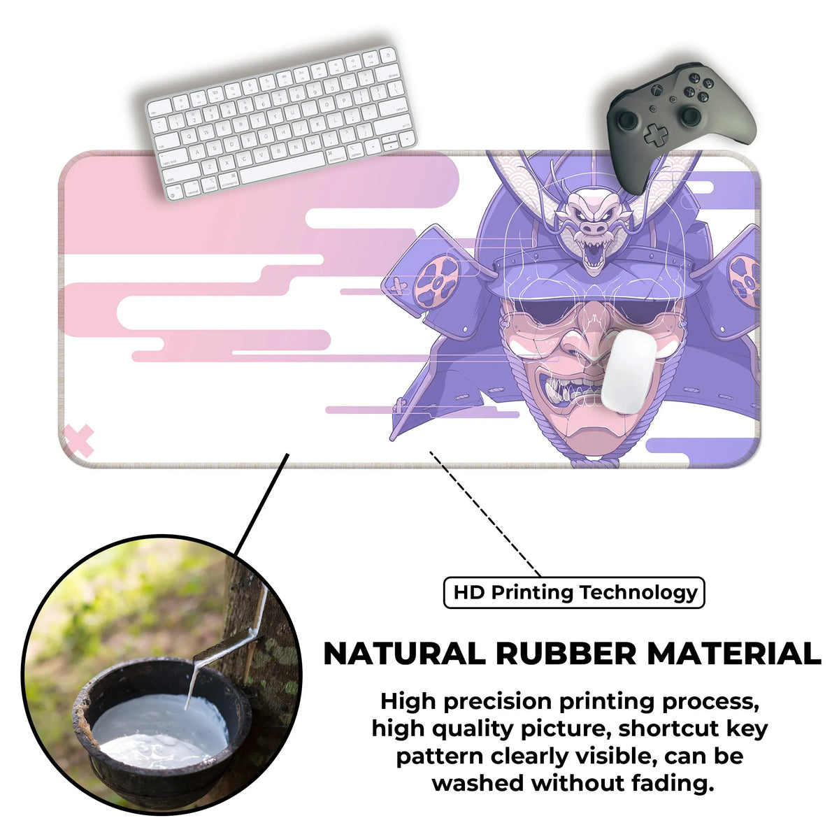 Cyber Oni Samurai Deskmat