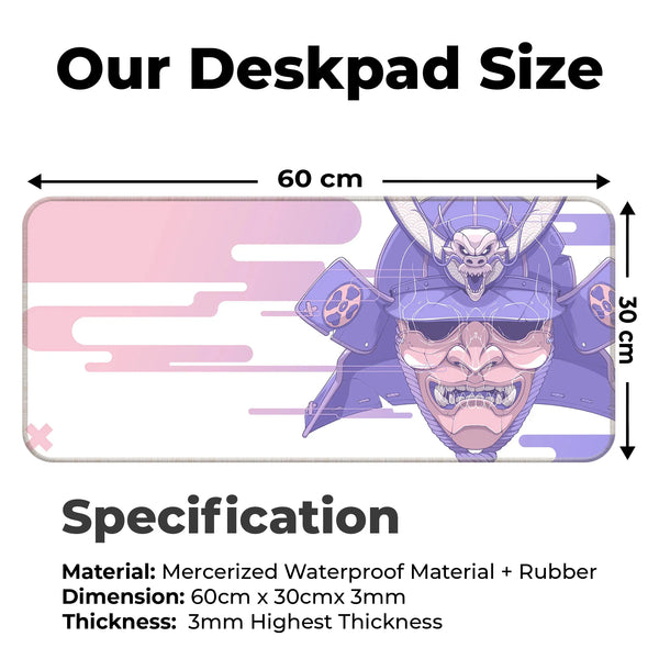 Cyber Oni Samurai Deskmat