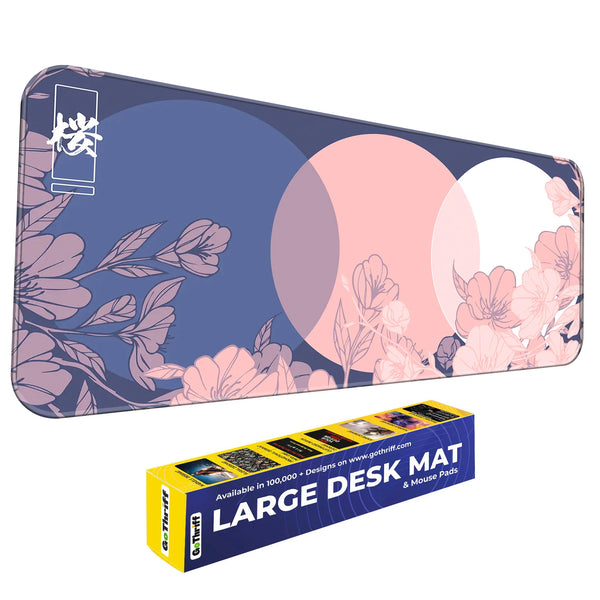 Sakura Circles Deskmat