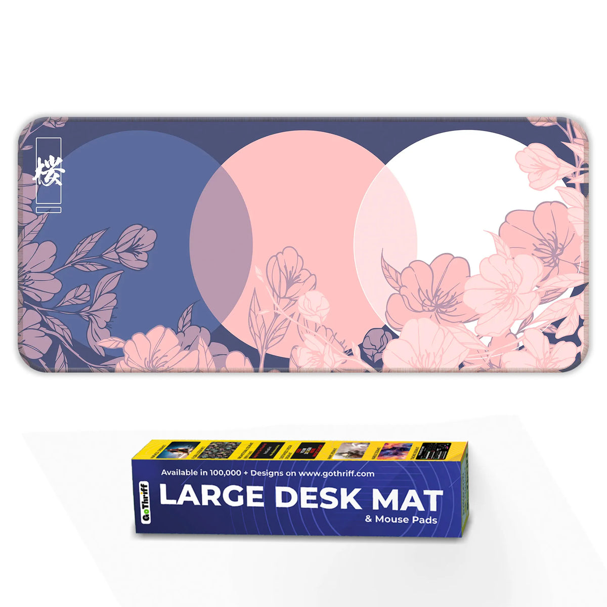 Sakura Circles Deskmat