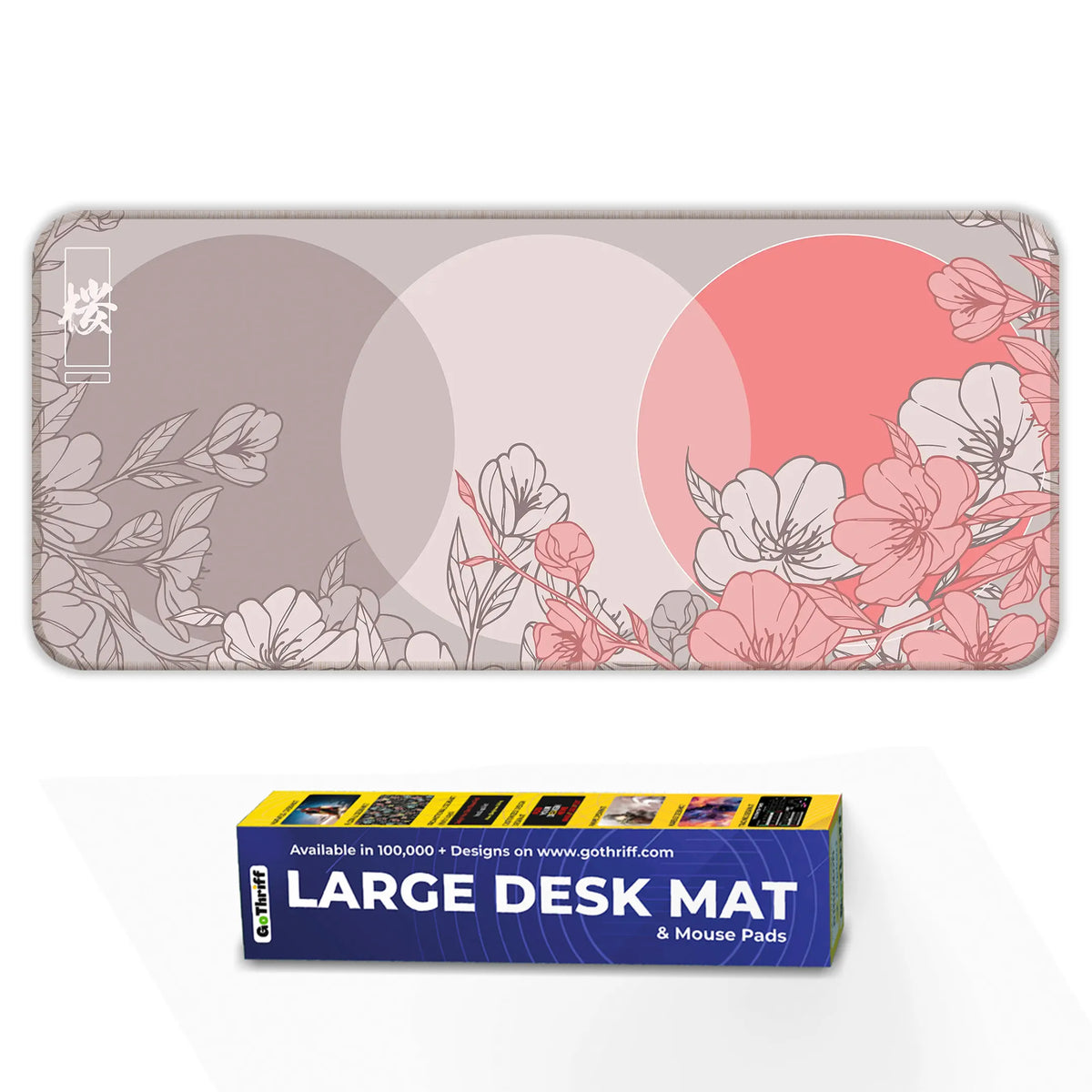 Sakura Circles Deskmat