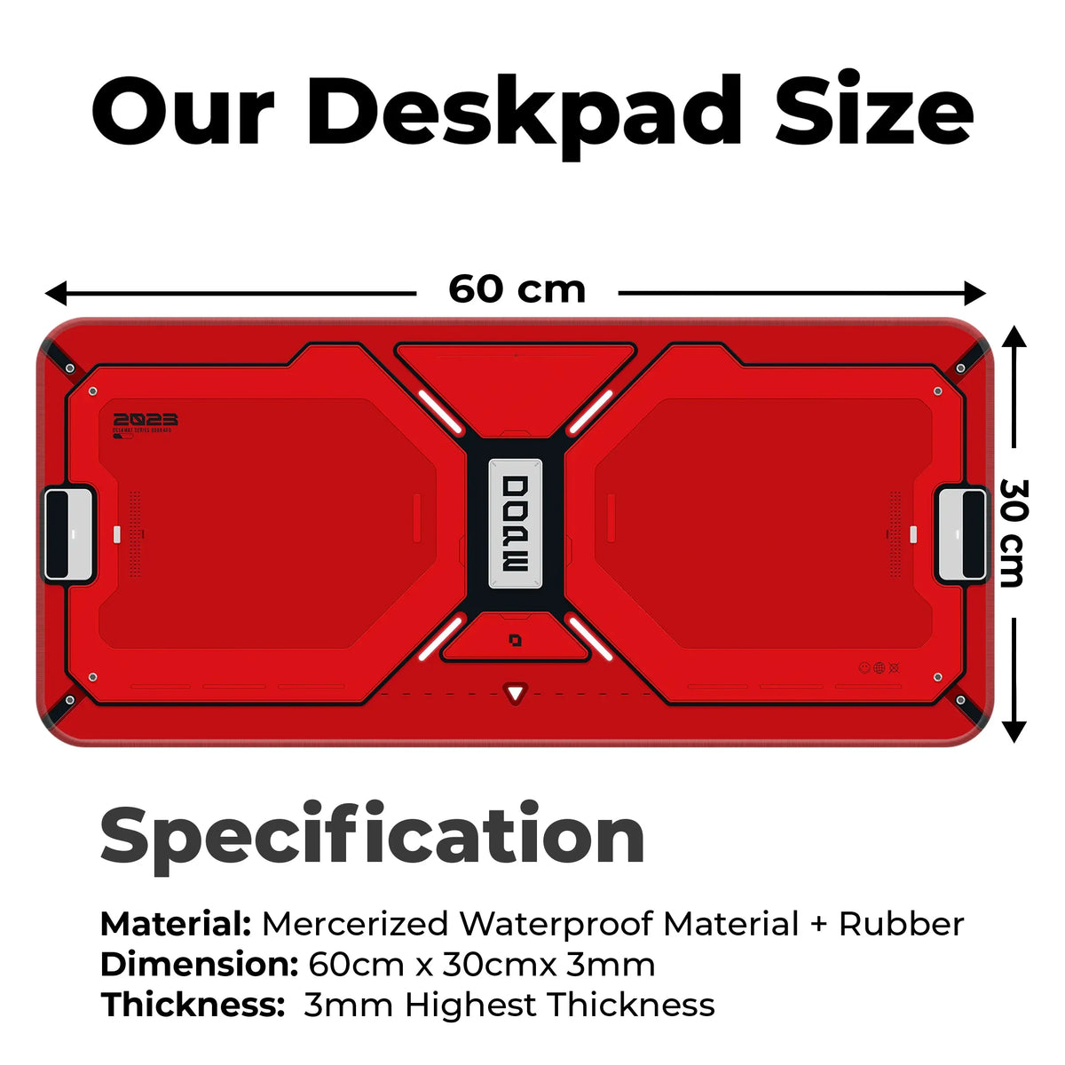 DOPE Cyber Tech Deskmat