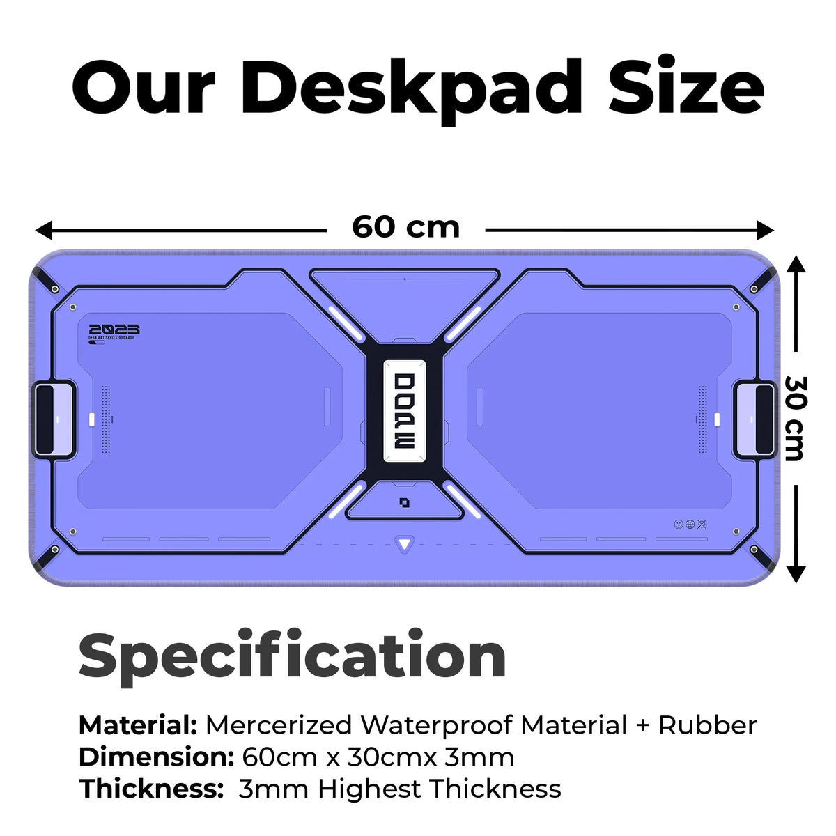 DOPE Cyber Tech Deskmat
