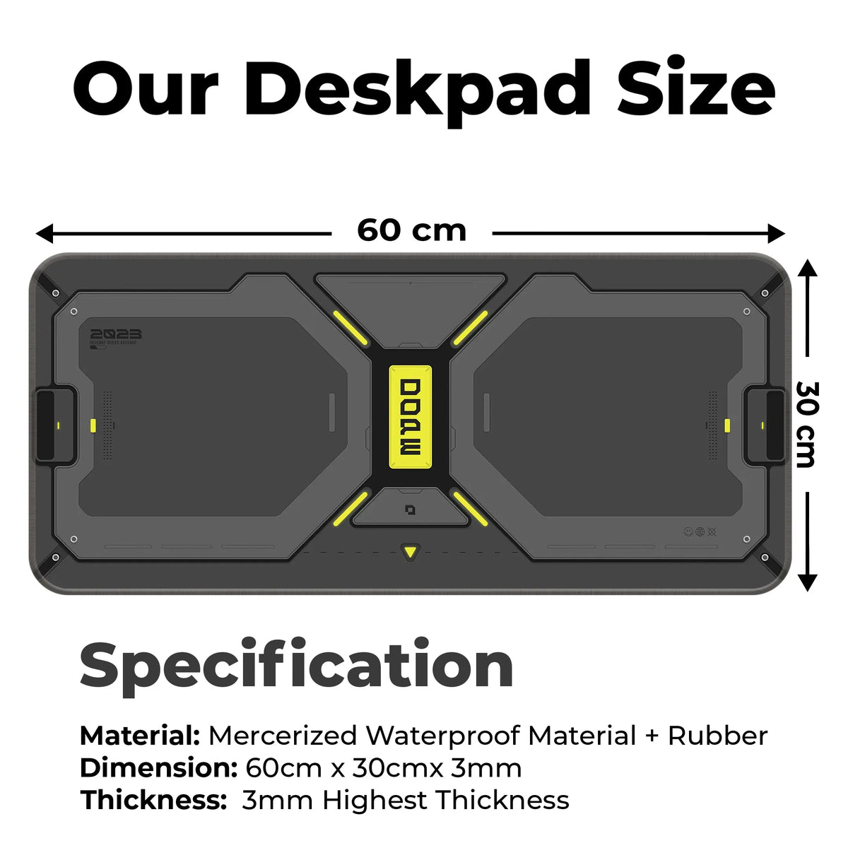 DOPE Cyber Tech Deskmat