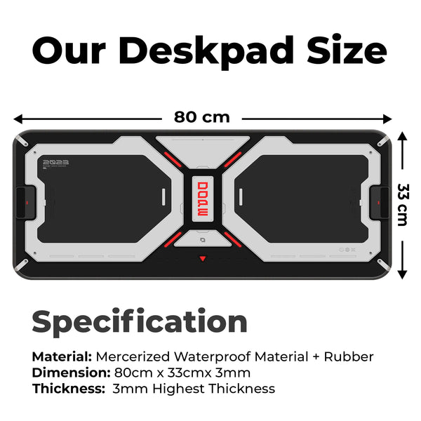 DOPE Cyber Tech Deskmat