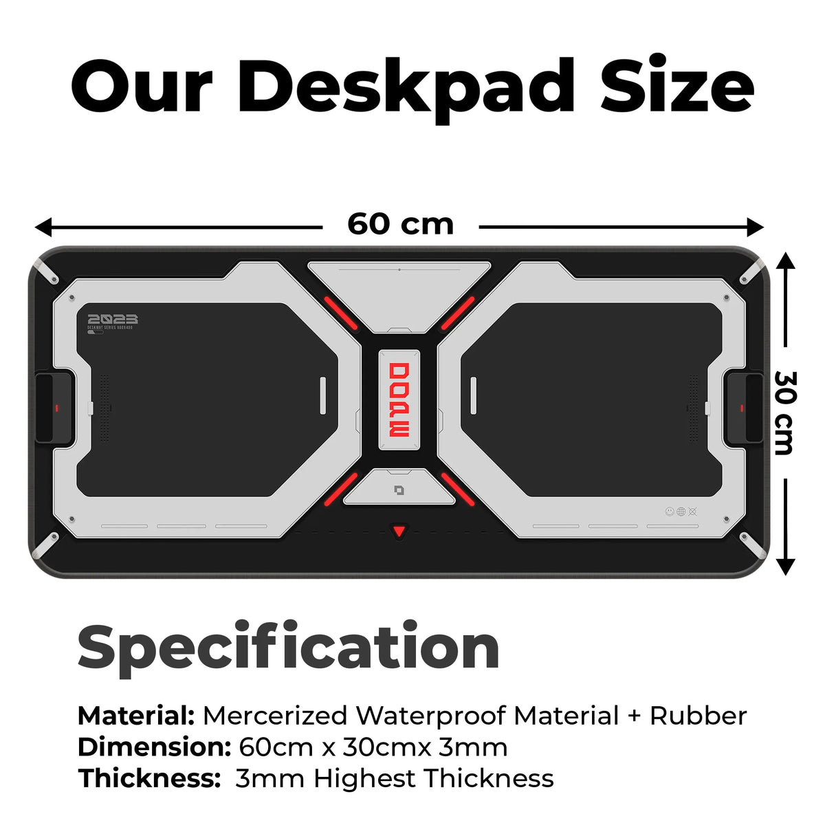 DOPE Cyber Tech Deskmat