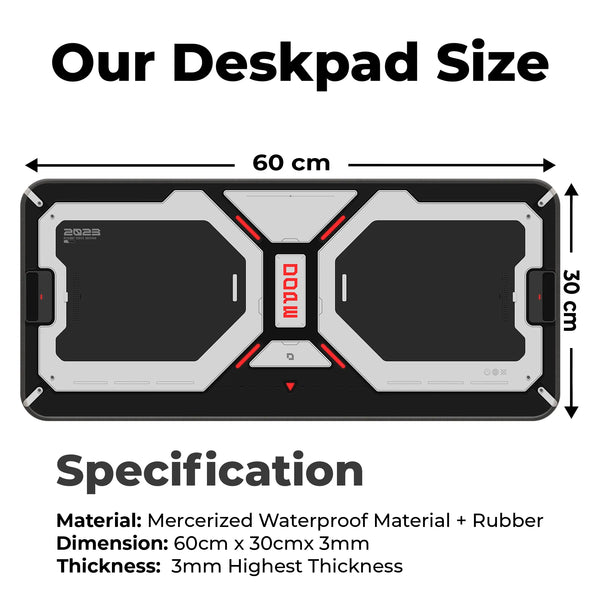 DOPE Cyber Tech Deskmat