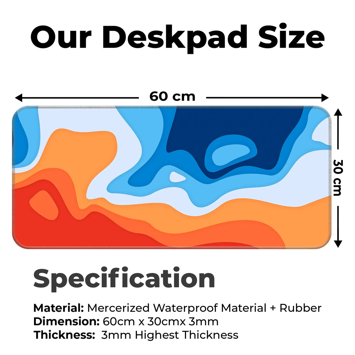 Heatwave Harmon Deskmat