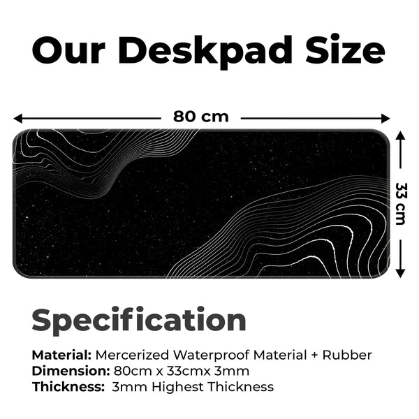 Galaxy Contour Deskmat