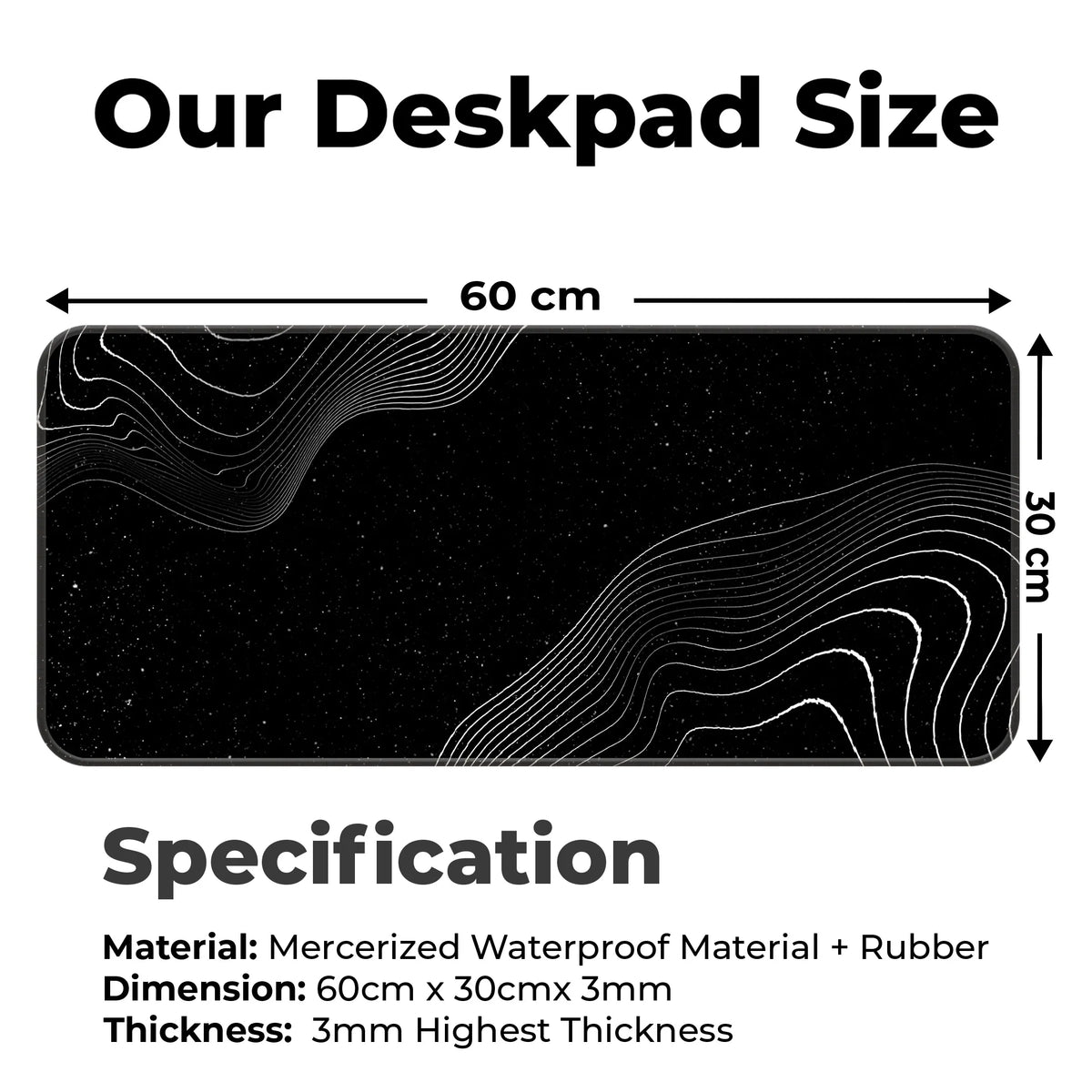 Galaxy Contour Deskmat