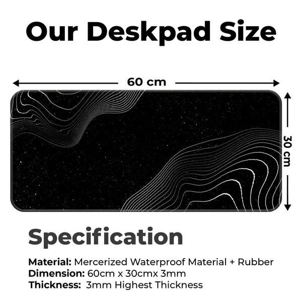 Galaxy Contour Deskmat