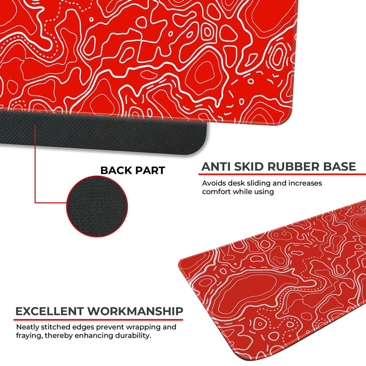 Topographic Deskmat