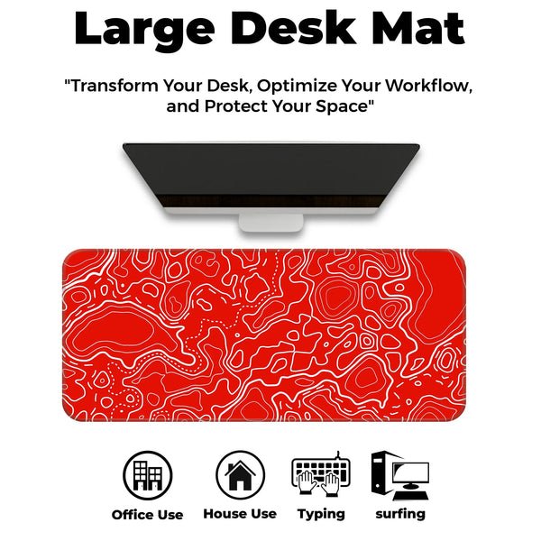 Topographic Deskmat