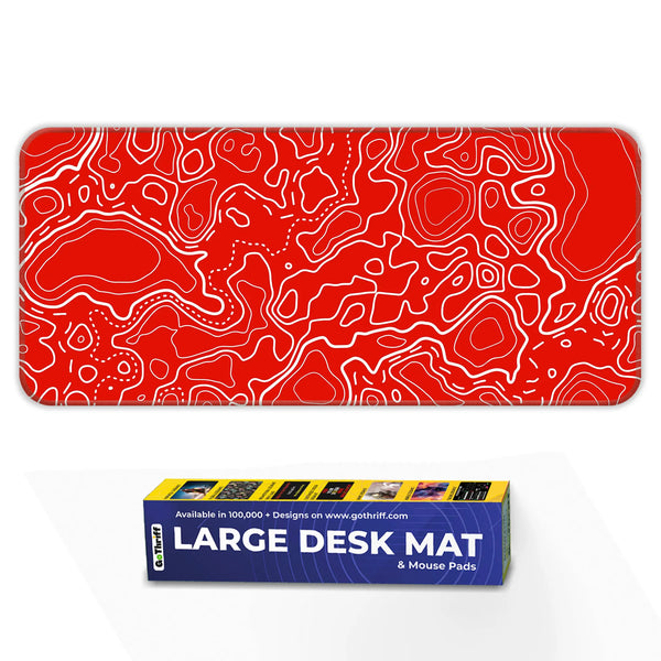 Topographic Deskmat