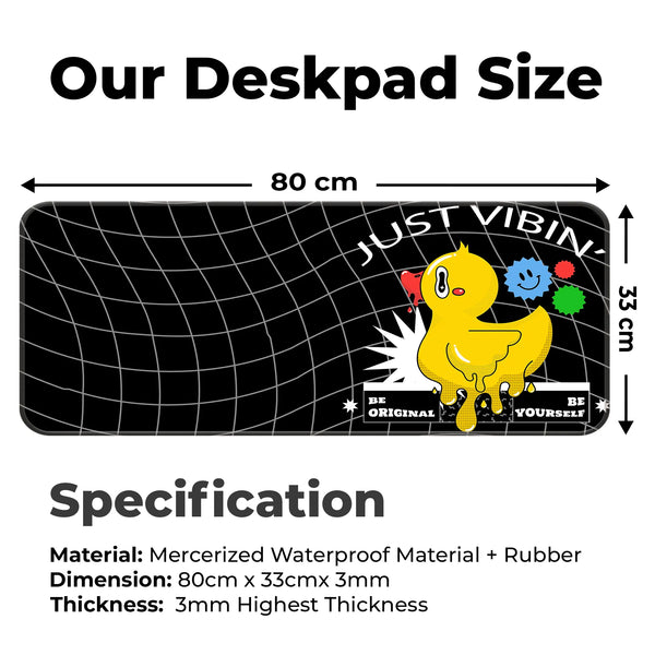 Just Vibin Duck Deskmat