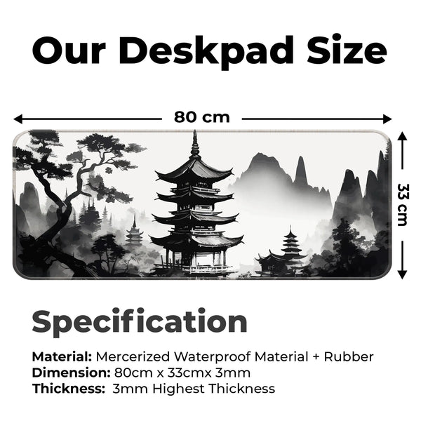 Zen Temple Deskmat