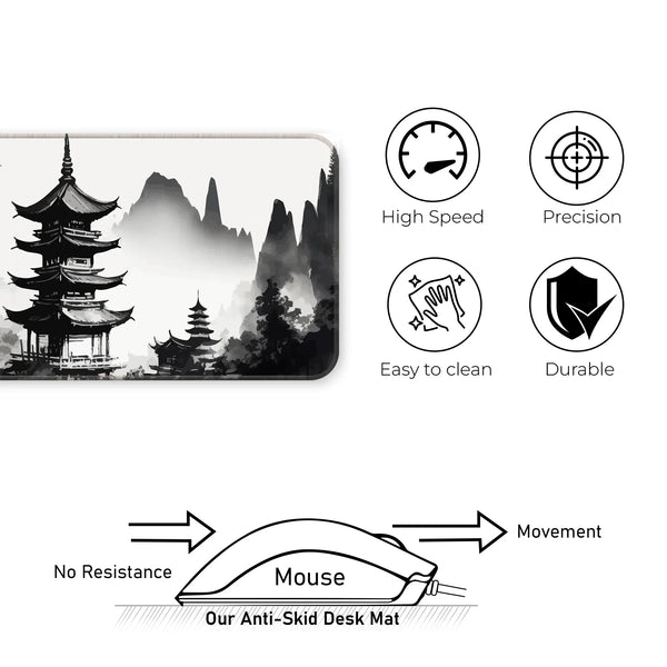 Zen Temple Deskmat
