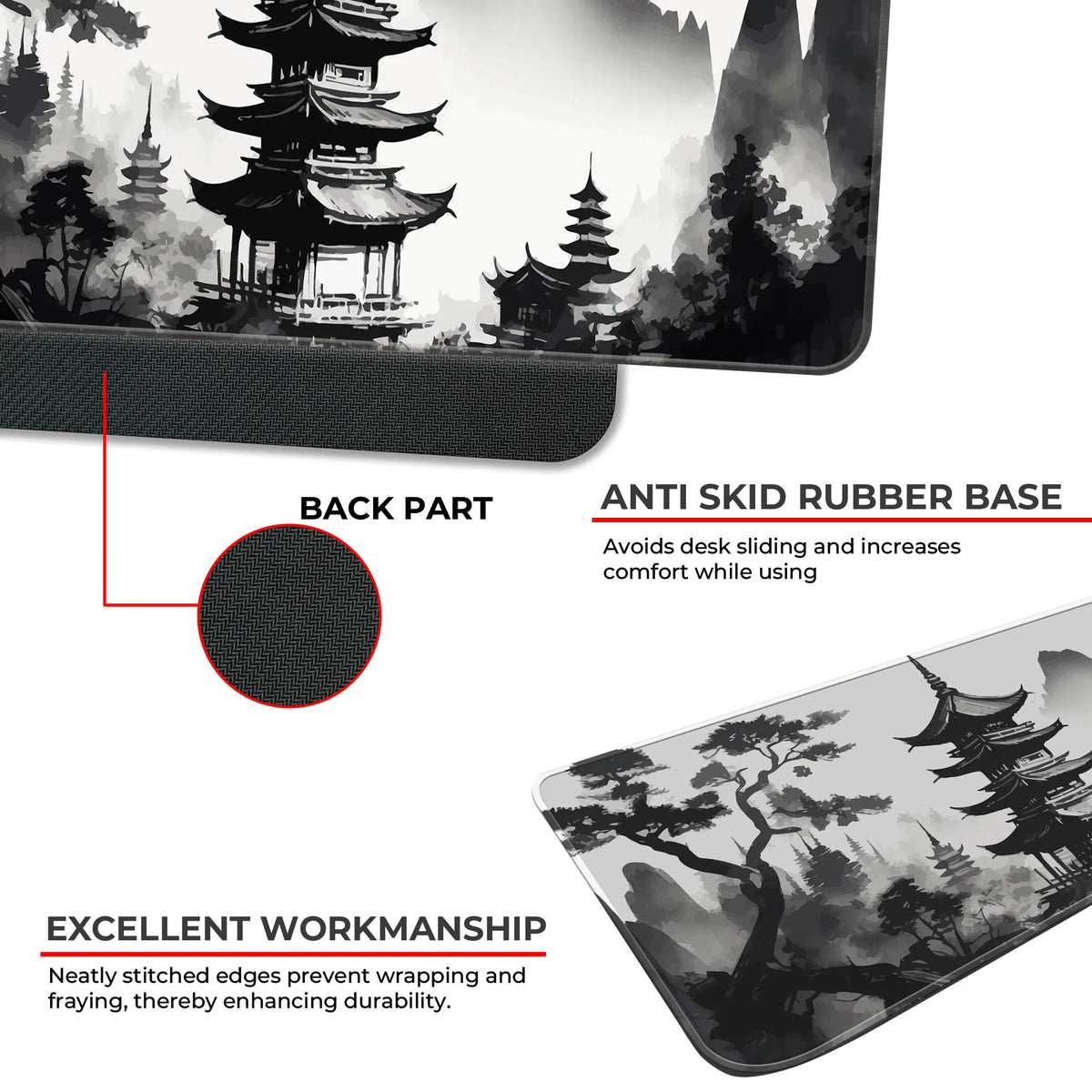 Zen Temple Deskmat