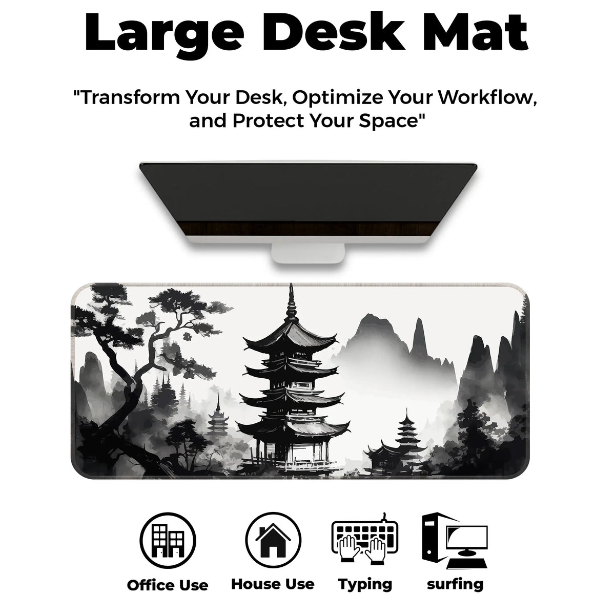 Zen Temple Deskmat