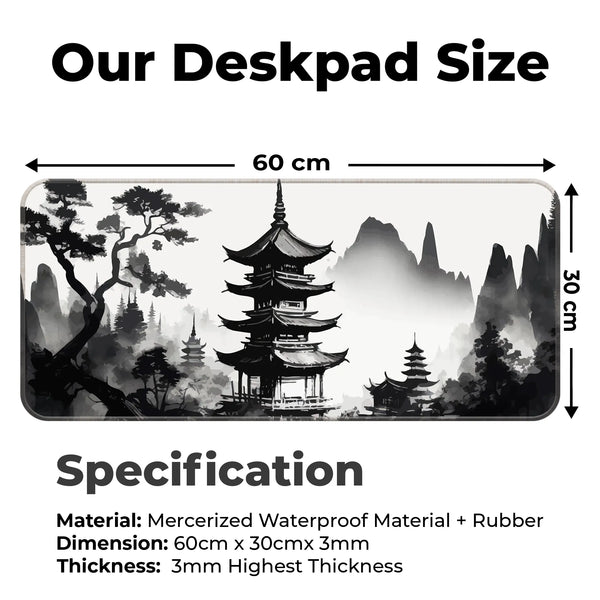 Zen Temple Deskmat