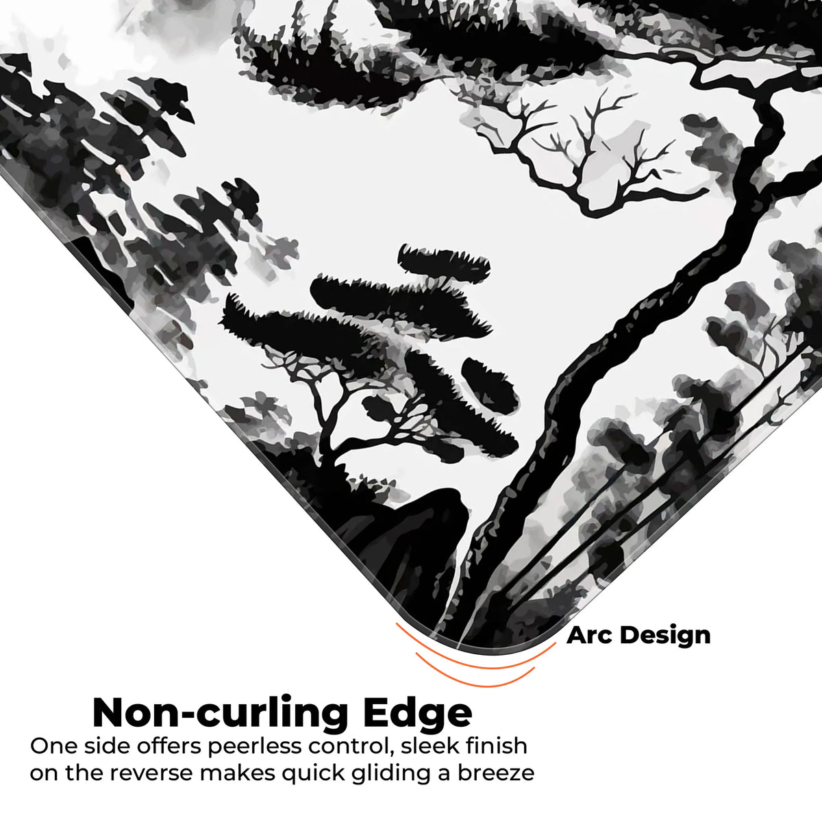 Ink Wash Mountain Deskmat