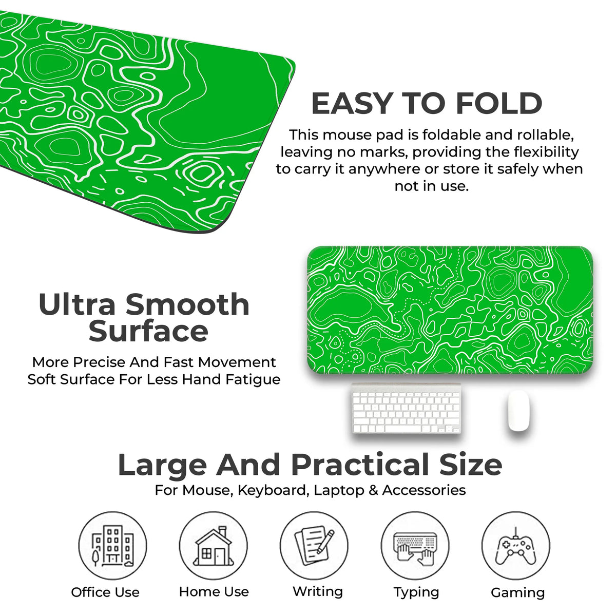 Topographic Deskmat