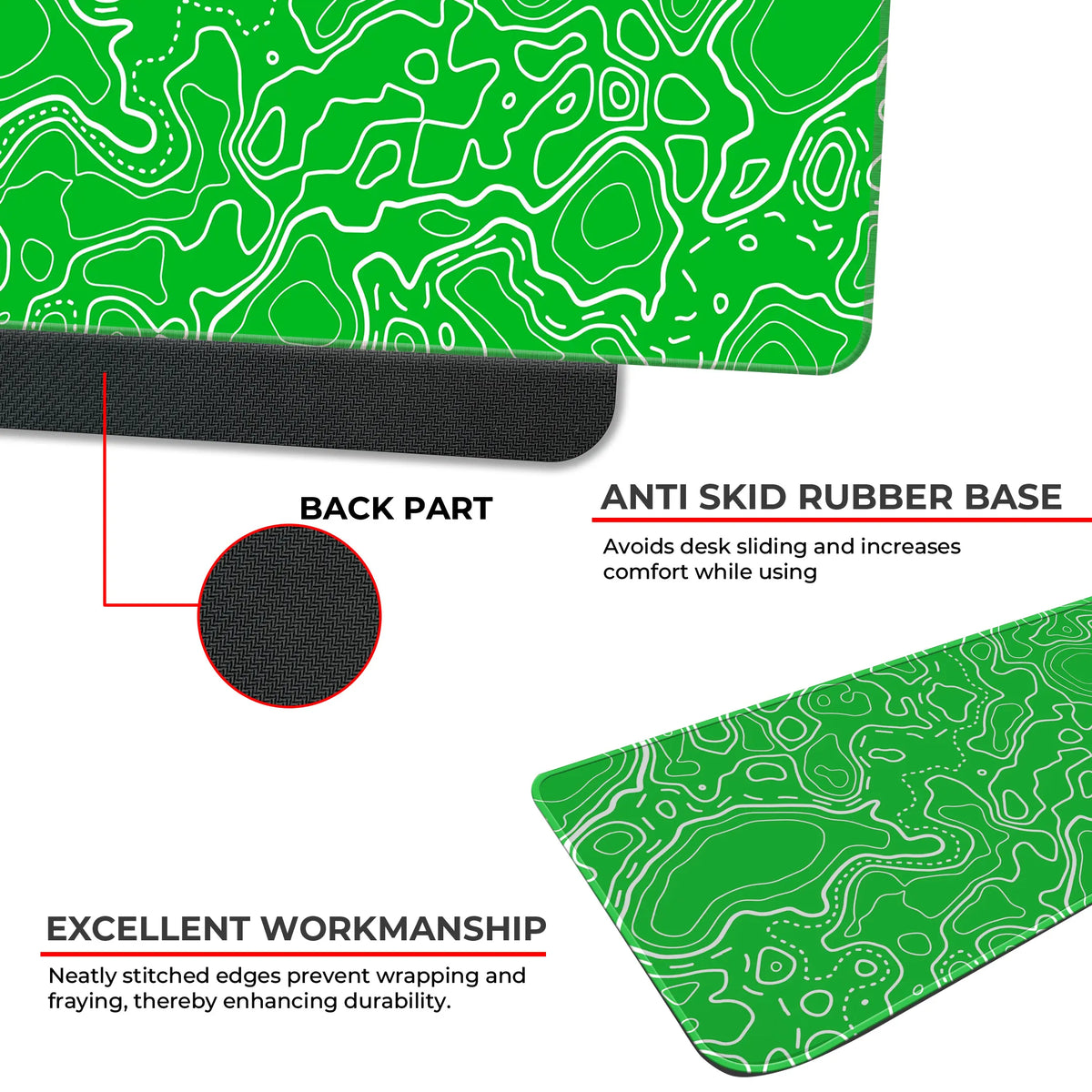 Topographic Deskmat